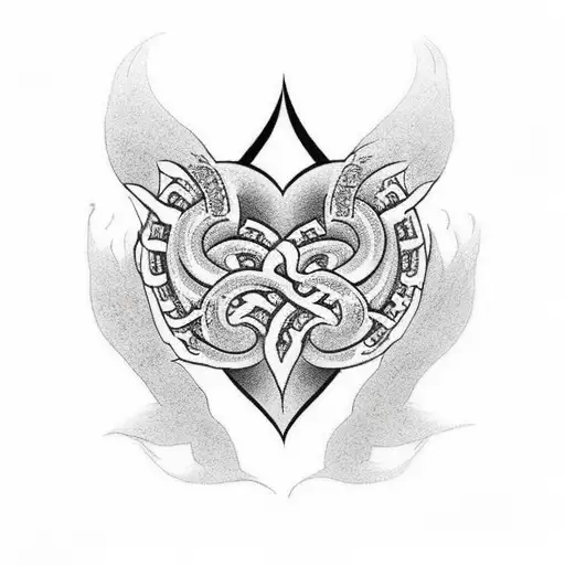 Tribal Heart With The Date Dec 3Rd 2022