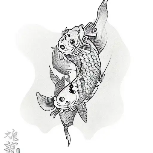 Koi Fish With Love Quote