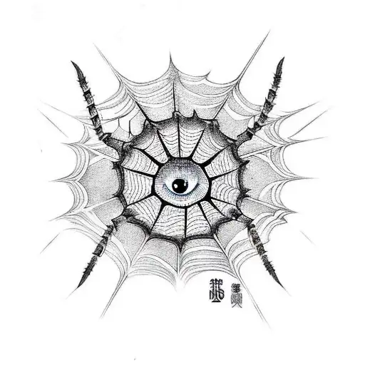Eye In Spider Web