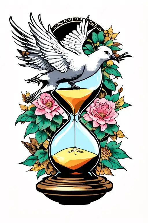 Dove And Hourglass