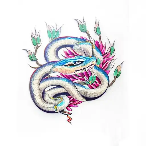 Snake Flowers Phoenix