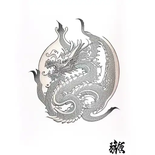 Dragon With Rabbit