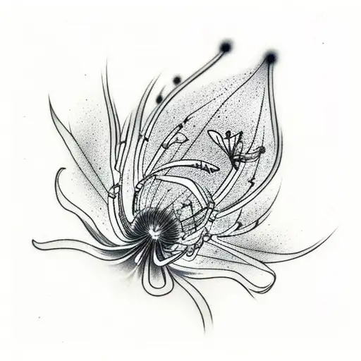 Spider Lily With Dripping Eyes