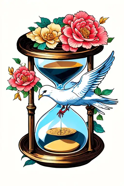 Dove And Hourglass