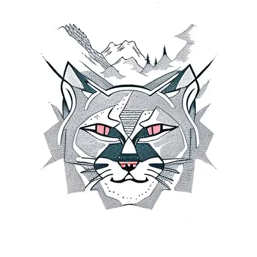 A Fierce Mountain Lion Overlooking A Hiking Trail