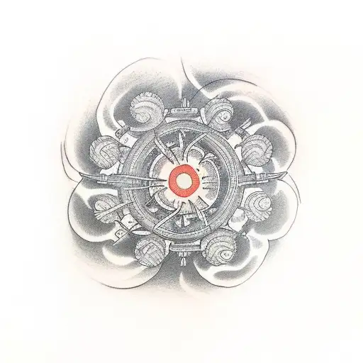 Fire Balls In A Circle