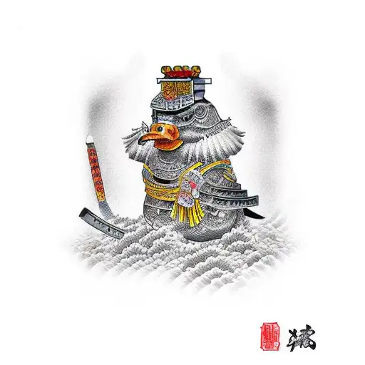 Rubber Ducky Samurai