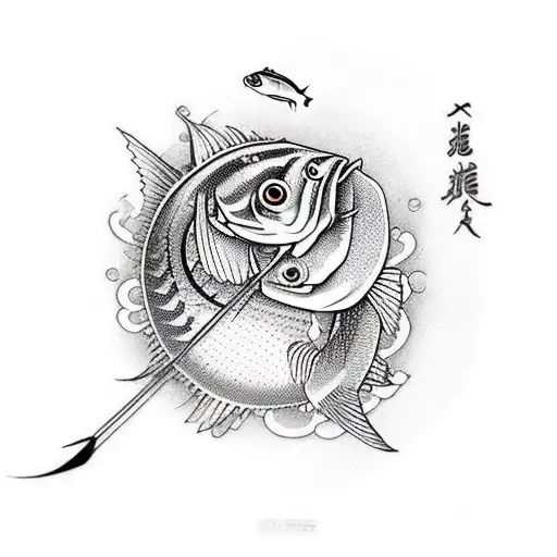 Fishing With Phot And Computer And Art