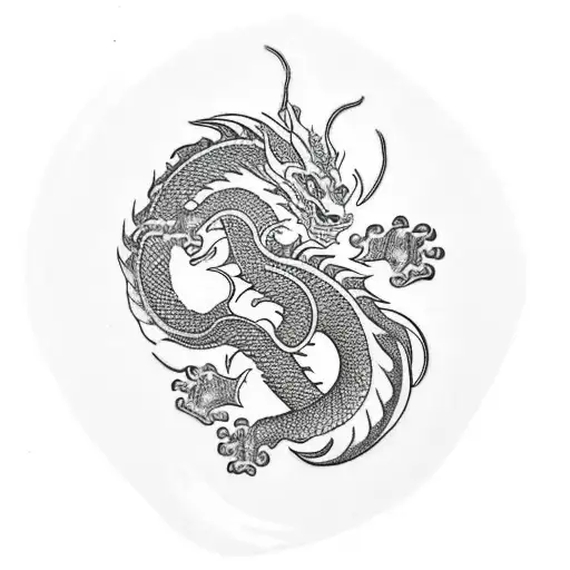 Dragon Doing Gang Signs