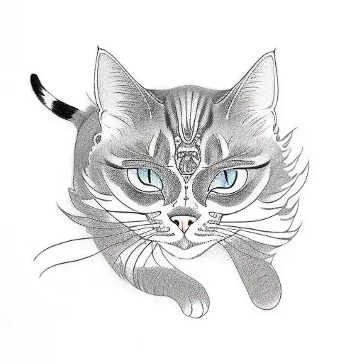 Cat Riding A Sportbike