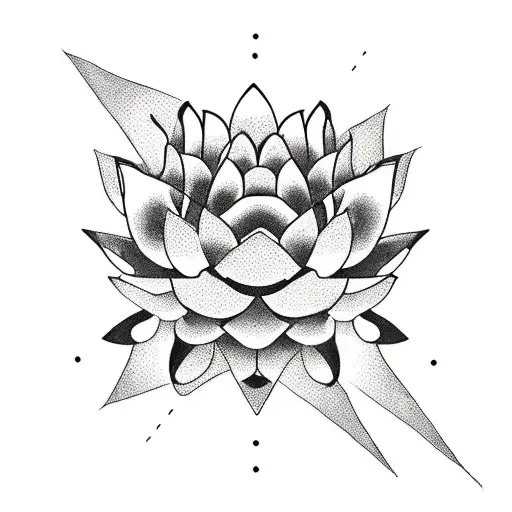 Lotus Flower Intertwined With An Abacus Symbolizing Balance And Harmony In Accounting