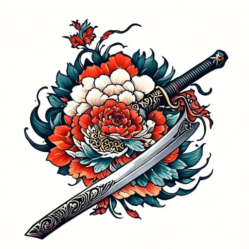 Sword Tattoo For Forearm