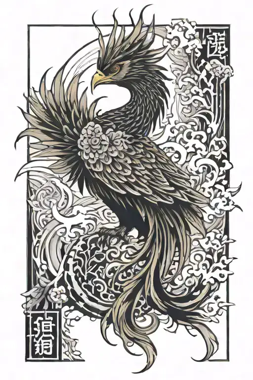 Phoenix Rising From The Ashes Rebirth