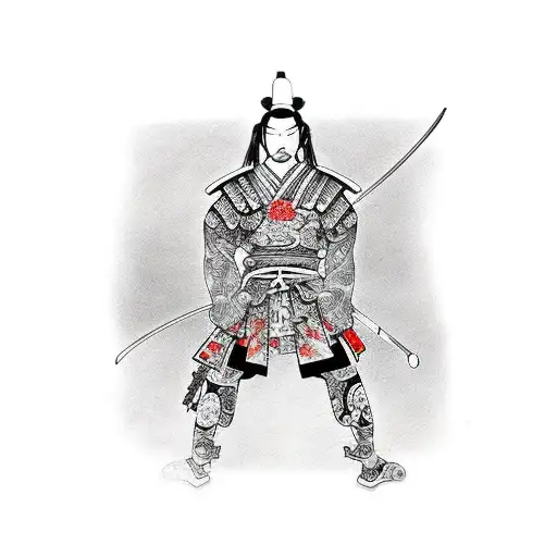 Samurai Without Armor From Back