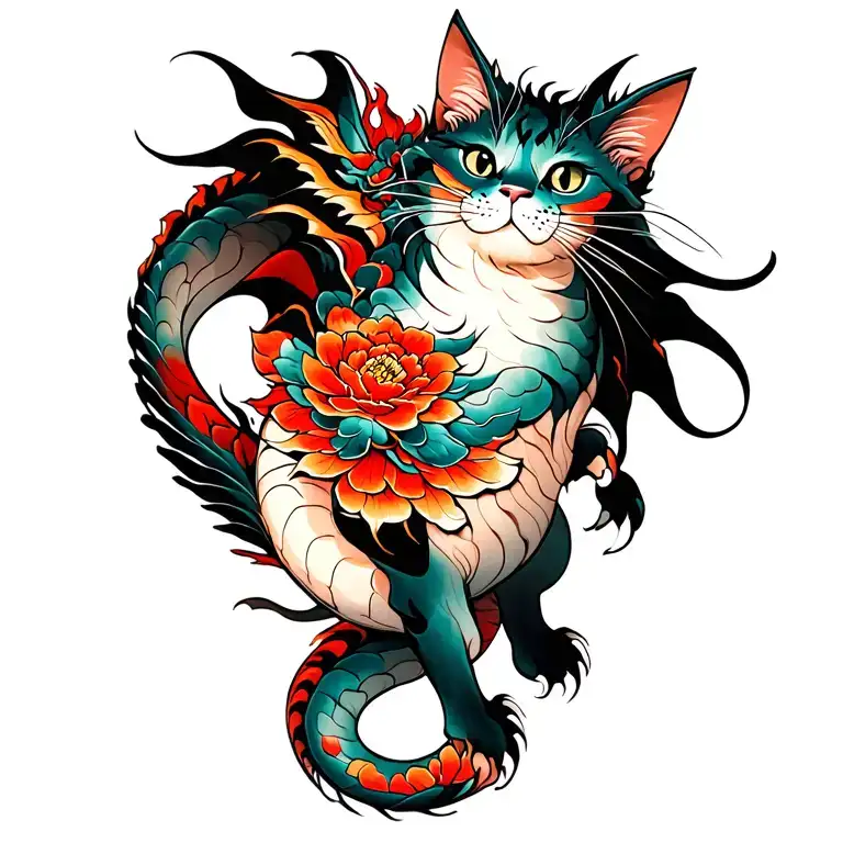 Floating Cat Dragon