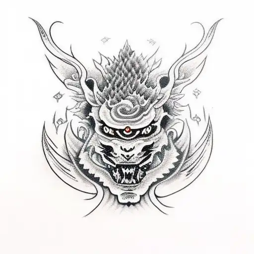 Patterns Of Cursed Energy Flowing In Shades Of Dark Red And Black