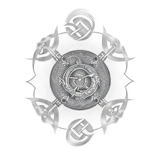 Nordic Symbol For Chest