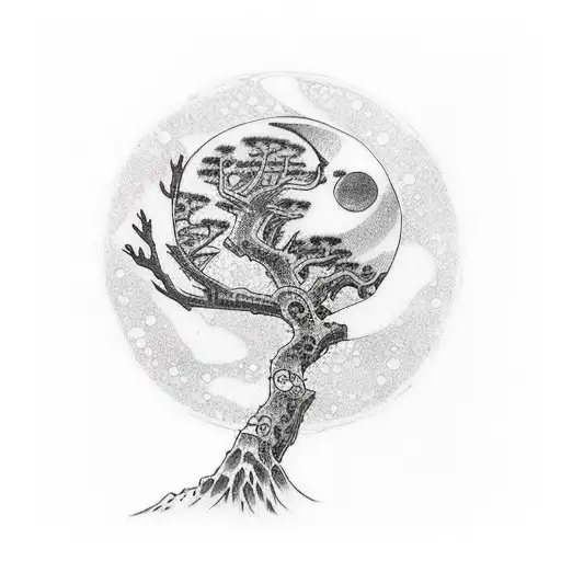 Princess Mononoke Kodama On Tree Branch