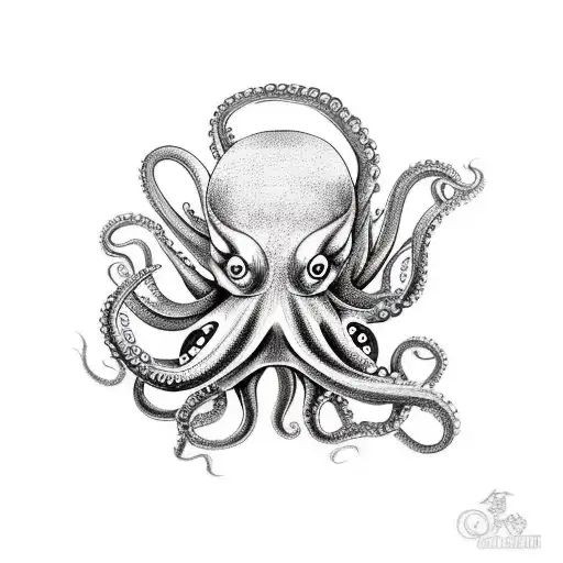 Octopus Holding Chest Corallsreaf