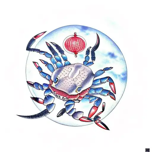 Crab And Moon