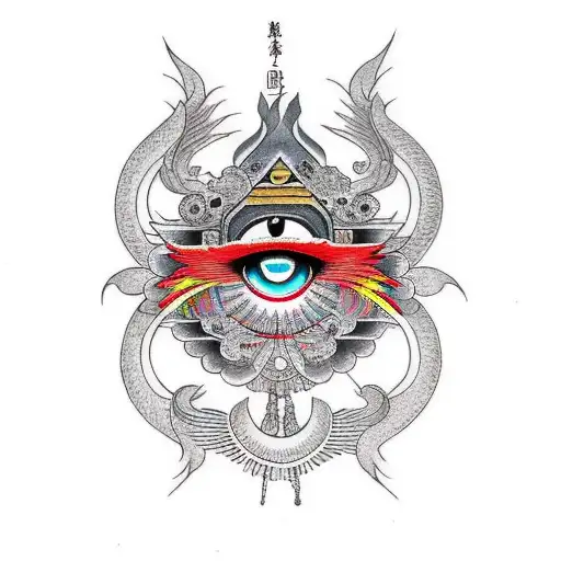 Phoenix With The Eye Of Horus