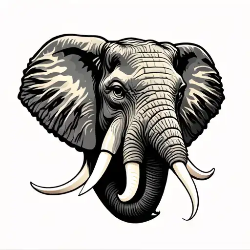 Fussball Elephant Head