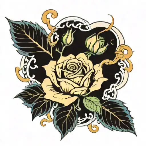 A Rose With The Words Dead Inside Representing