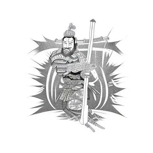 Samurai Arm With A Sword