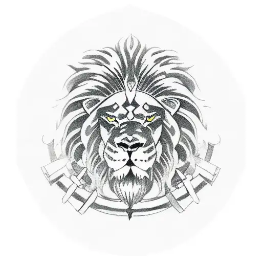 Spartan With Lion Face