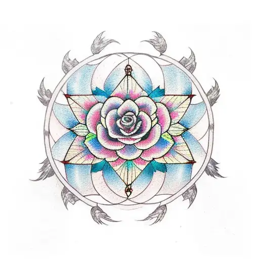 Dragon Rose Dream Catcher