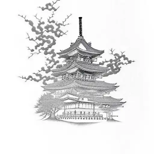 Japanese Tattoo With Tree