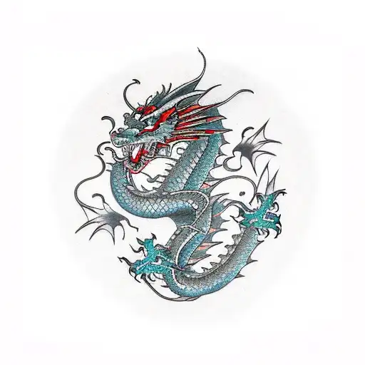 Dragon On Forearm