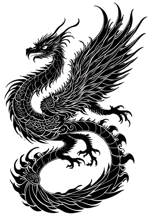 Phoenix Dragon Vagues