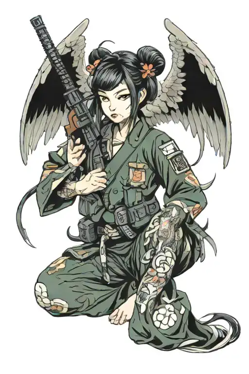 Military Anime Girl