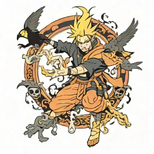 Naruto Death God With Crows
