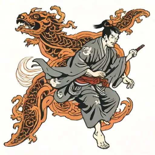 A Walking Man In The Dark