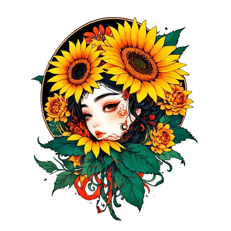 Gemini Witch Girassol Fogo