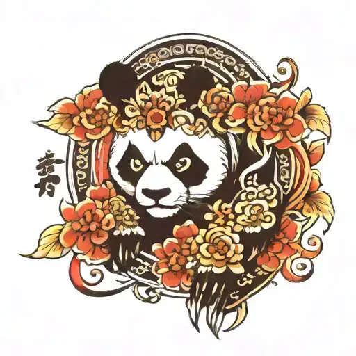 Yakuza Panda Tattoo Design