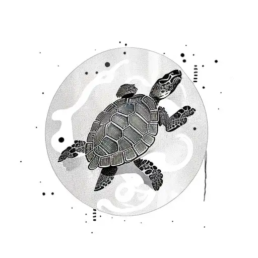 Turtle Playing Electric Guitar