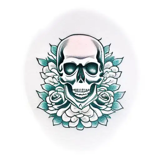 Skull And Roses