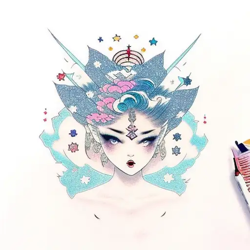 Aesthetic Fairy With Stars