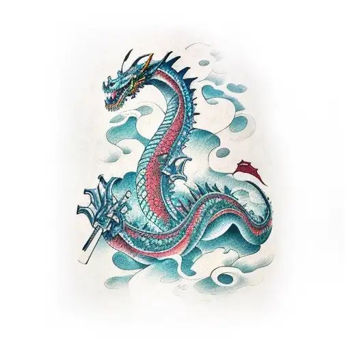 Big Dragon Arm Cover