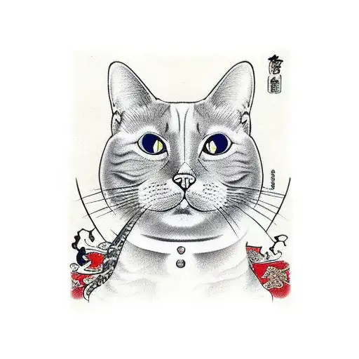 A Cat Belonging To The Yakuza