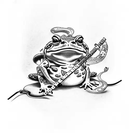 Toad With Katana