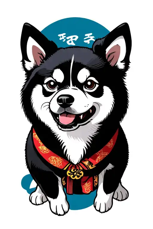 Traditional Japanese Food Dog