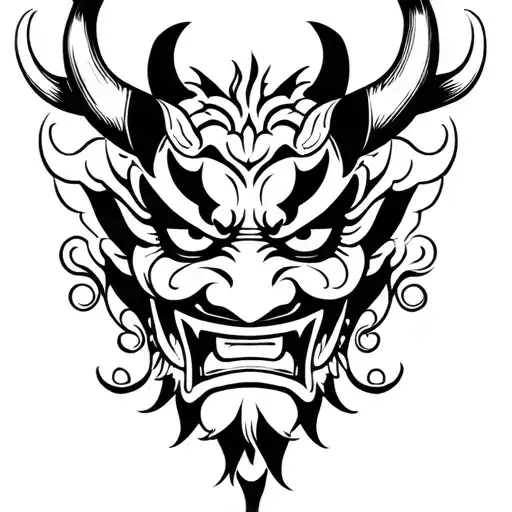 Oni Demon Mask