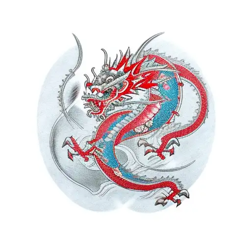 Rose Dragon Sword Samurai