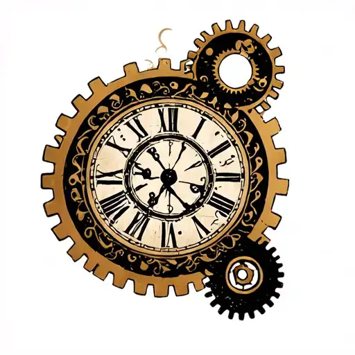 A Broken Clock Gears Forming