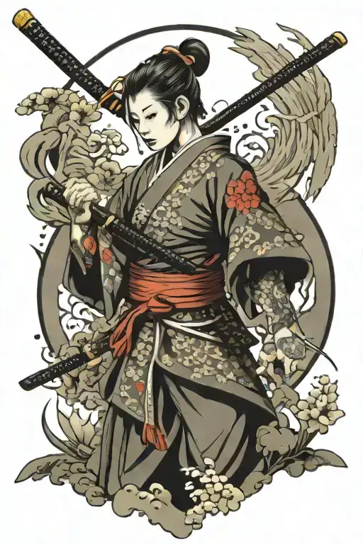 Girl Samurai Warrior