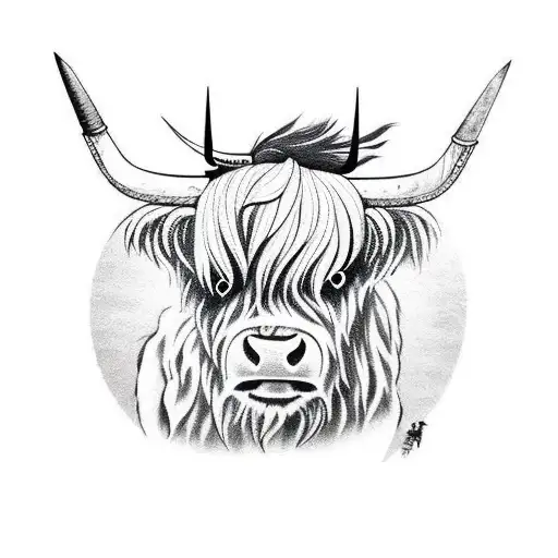 Highland Cow Samurai
